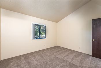 Carpeted bedroom
